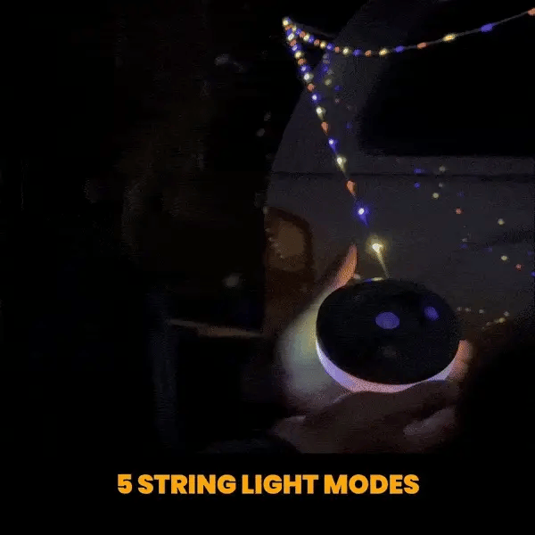 Kraftig LED campinglampe med langvarigt batteri