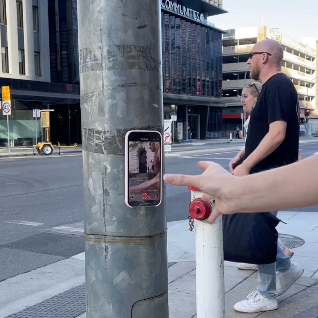 Telefonholder med sugekop