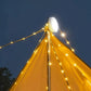 Powerful LED camping lamp with long-lasting battery 