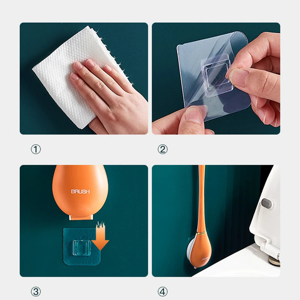 SmartBrush - Elegant, hygienic silicone toilet brush